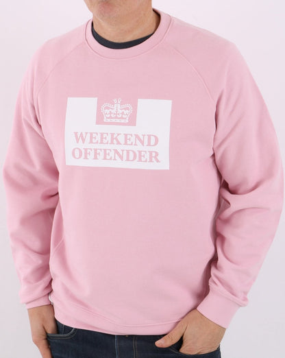 Weekend Offender Gefängnis Sweatshirt Rosa