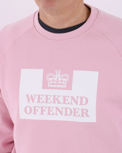 Weekend Offender Gefängnis Sweatshirt Rosa