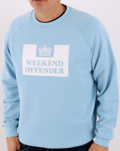 Weekend Offender Penitentiary Sweatshirt Himmelblau