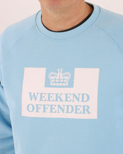 Weekend Offender Penitentiary Sweatshirt Himmelblau
