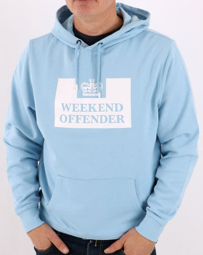 Weekend Offender HM Service Hoody Himmelblau