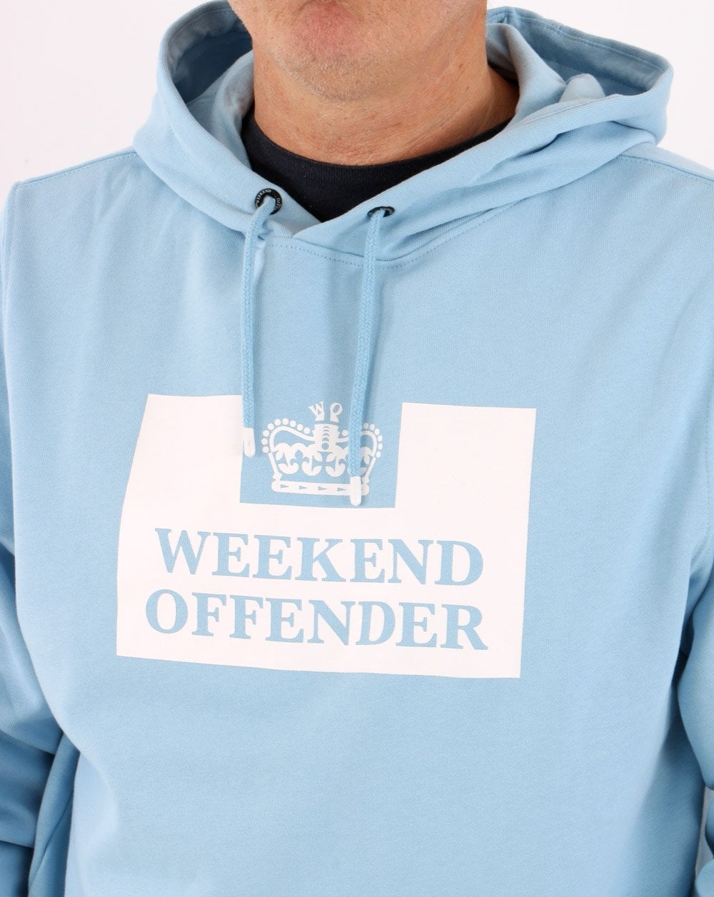 Weekend Offender HM Service Hoody Himmelblau