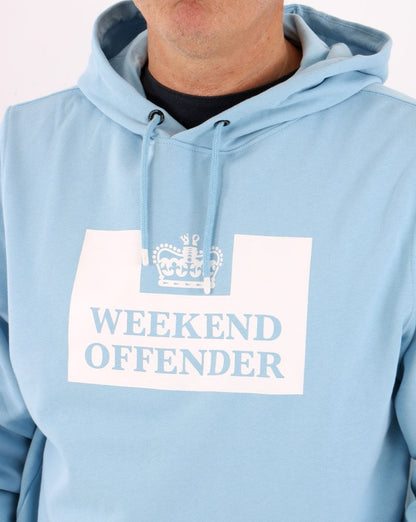 Weekend Offender HM Service Hoody Himmelblau