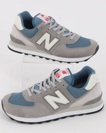 New Balance 574 Trainer Grau/Blau