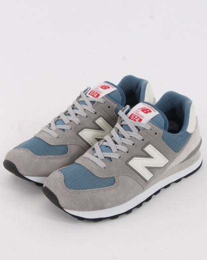 New Balance 574 Trainer Grau/Blau