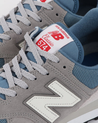 New Balance 574 Trainer Grau/Blau