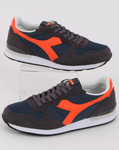 Diadora Camaro Sneakers Marineblau/Dunkelgrau/Orange