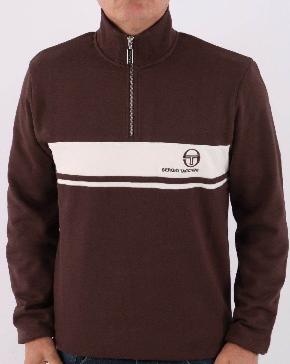 Sergio Tacchini Masters 1/4 Zip Top Braun