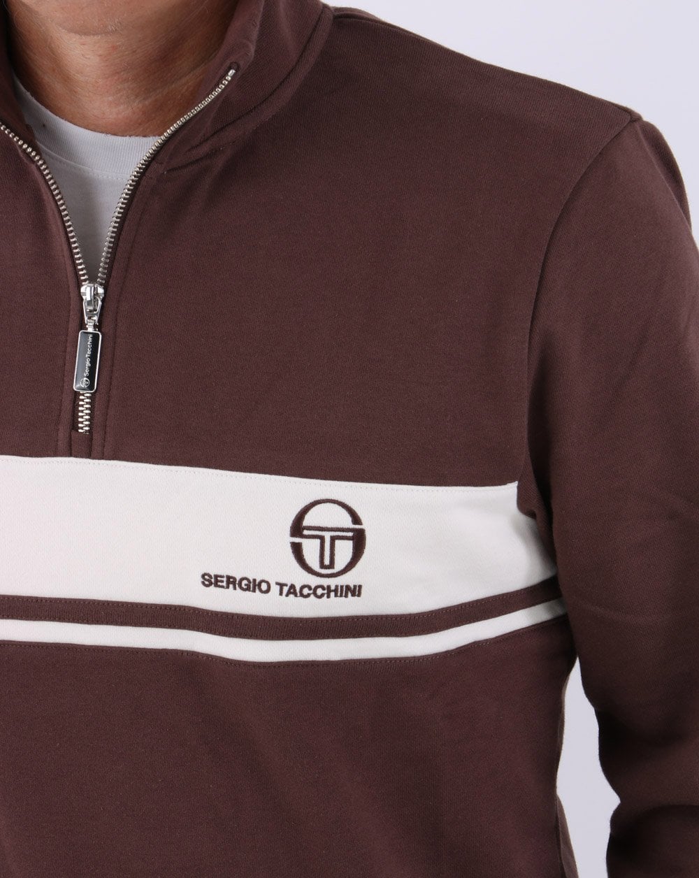 Sergio Tacchini Masters 1/4 Zip Top Braun