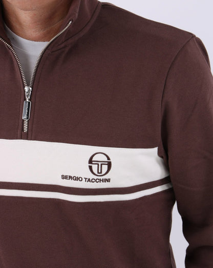 Sergio Tacchini Masters 1/4 Zip Top Braun