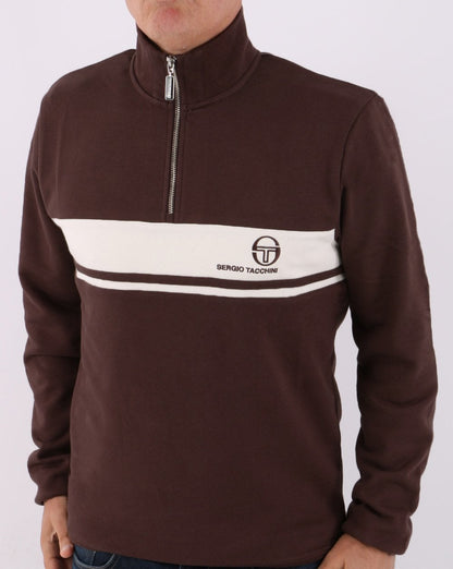Sergio Tacchini Masters 1/4 Zip Top Braun