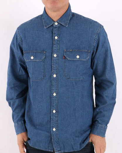 Levi's Denim Worker Shirt Dunkelblau