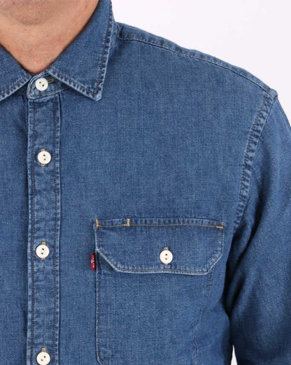 Levi's Denim Worker Shirt Dunkelblau