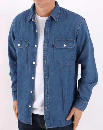 Levi's Denim Worker Shirt Dunkelblau