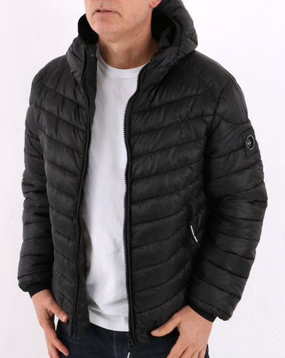 Marshall Artist Leichte Paninaro Bubble Jacke Schwarz