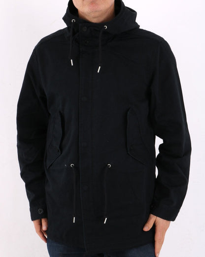 Pretty Green Cooper Kurzparka Schwarz