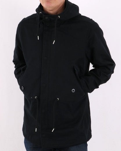 Pretty Green Cooper Kurzparka Schwarz