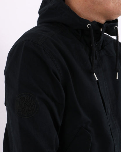 Pretty Green Cooper Kurzparka Schwarz