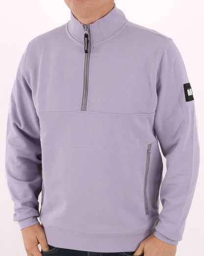 Weekend Offender 1/4 Zip Sweat lila