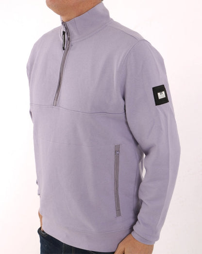 Weekend Offender 1/4 Zip Sweat lila