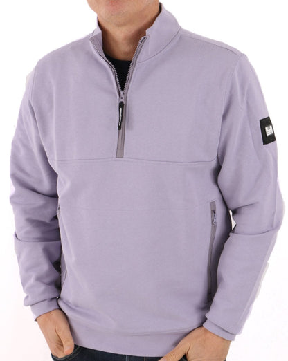 Weekend Offender 1/4 Zip Sweat lila