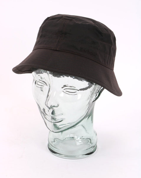 Barbour Wax Sports Hat Rustic Brown