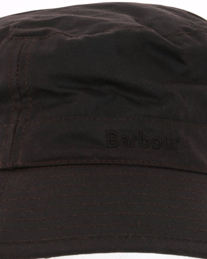 Barbour Wax Sporthut Rustikales Braun
