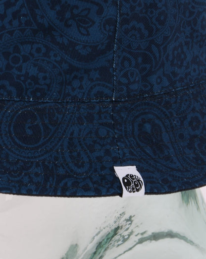 Pretty Green – Fischerhut mit Paisley-Muster, Marineblau