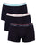 Tommy Hilfiger Triple Pack Trunks Sky/Pink/Navy