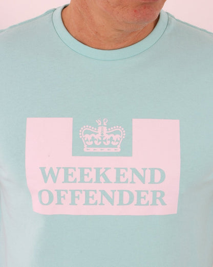 Weekend Offender Prison T-Shirt Aqua
