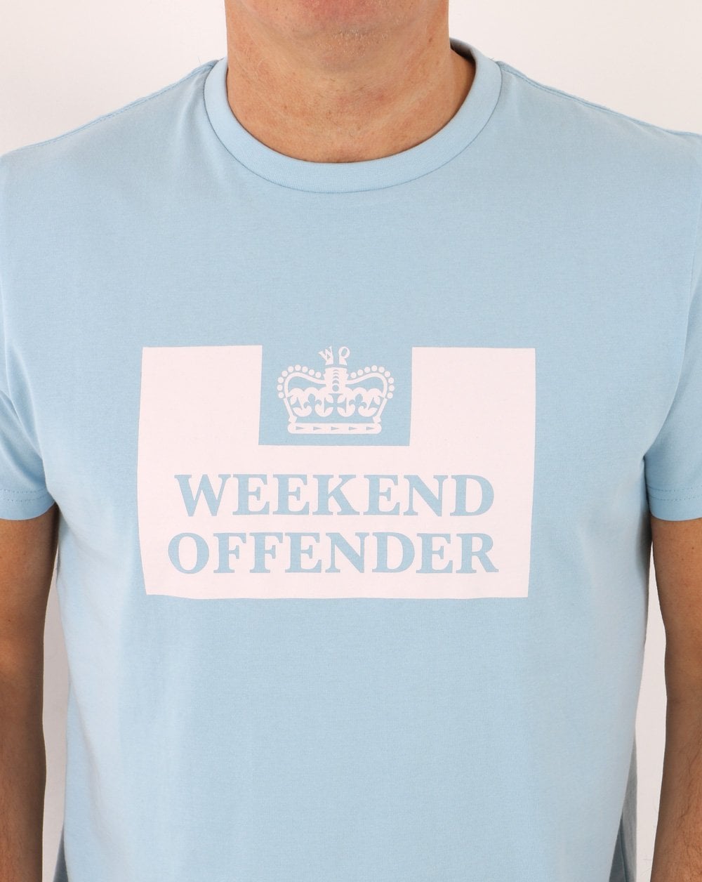 Weekend Offender Prison T-Shirt Himmelblau