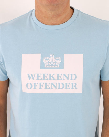 Weekend Offender Prison T-Shirt Himmelblau