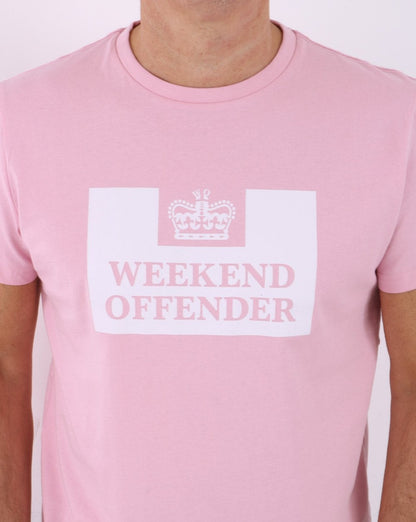 Weekend Offender Prison T-Shirt Rosa