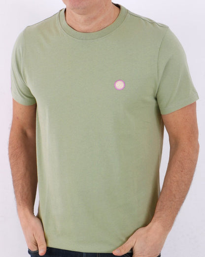 Pretty Green – Mitchell – T-Shirt in Hellkhaki