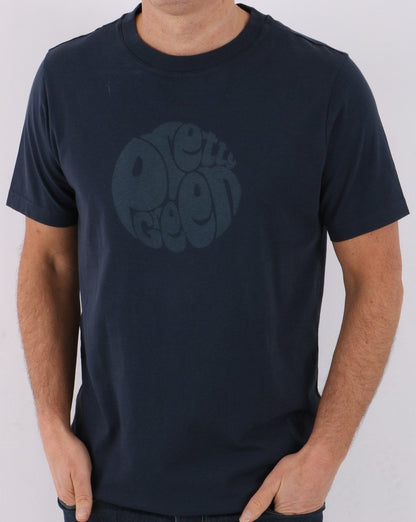 Pretty Green Gillespie T-Shirt Marineblau