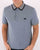 Lacoste Patterned Polo Shirt Blue/White
