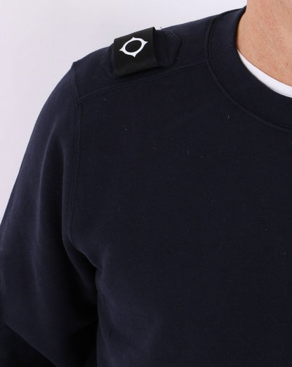 MA.STRUM Core Crew Sweatshirt Tintenblau