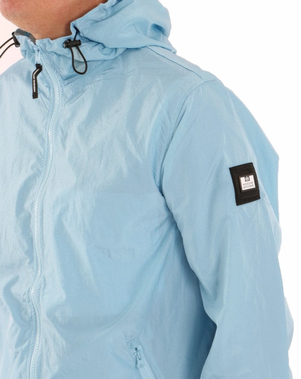 Weekend Offender Technikerjacke Himmelblau