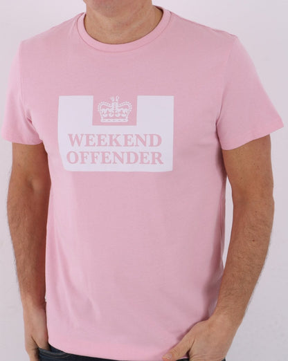 Weekend Offender Prison T-Shirt Rosa