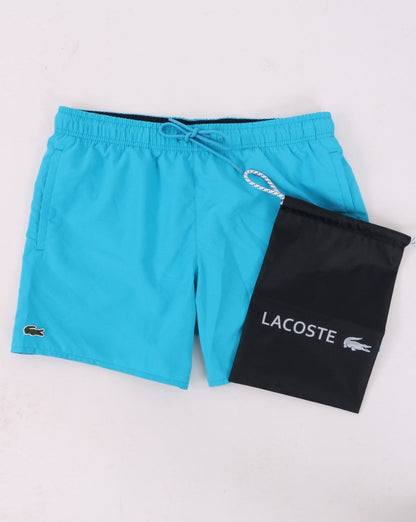 Lacoste Badeshorts Türkis/Marineblau