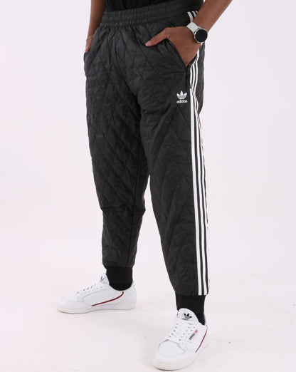 Adidas Originals – Gesteppte SST-Trainingshose in Schwarz