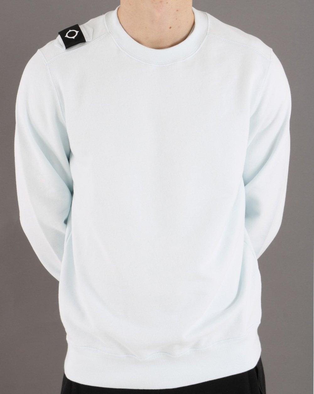 MA.STRUM Core Crew Sweatshirt Illusion Blau