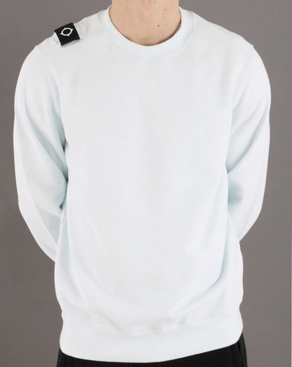 MA.STRUM Core Crew Sweatshirt Illusion Blau