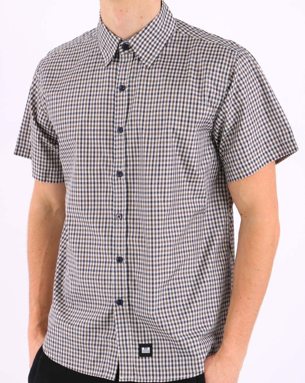 Weekend Offender Bayview Kurzarmhemd mit Hauskaromuster