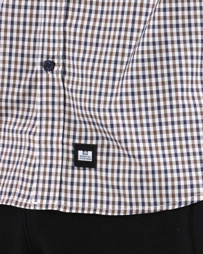 Weekend Offender Bayview Kurzarmhemd mit Hauskaromuster