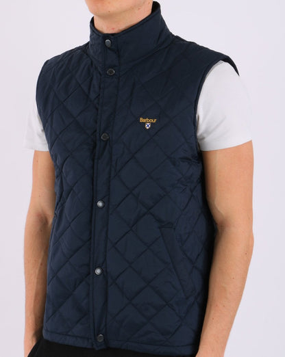 Barbour Crest Weste Marineblau