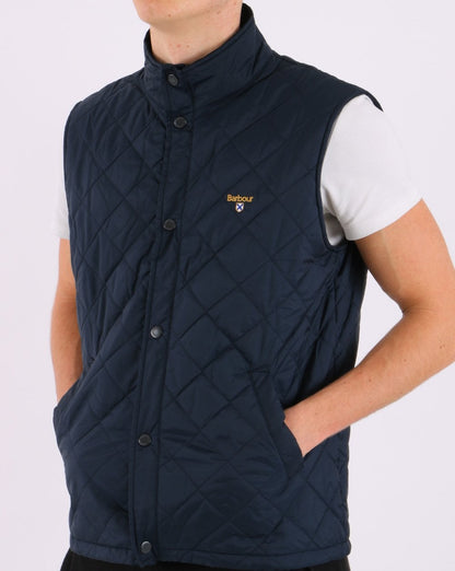 Barbour Crest Weste Marineblau