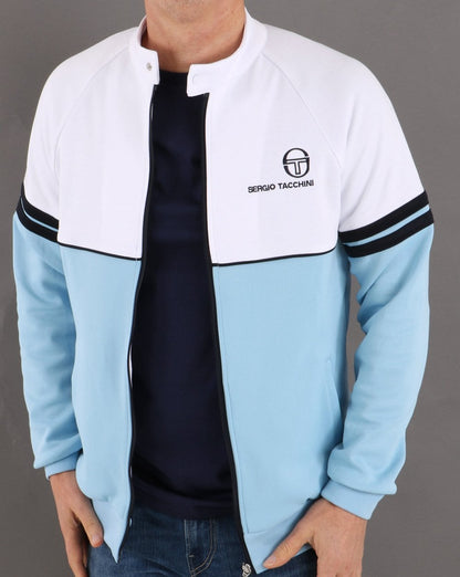 Sergio Tacchini Orion B Trainingsjacke Himmelblau/Weiß