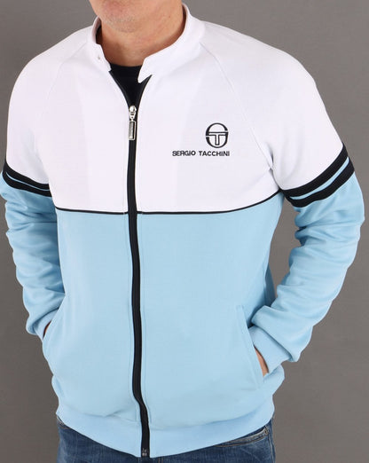Sergio Tacchini Orion B Trainingsjacke Himmelblau/Weiß