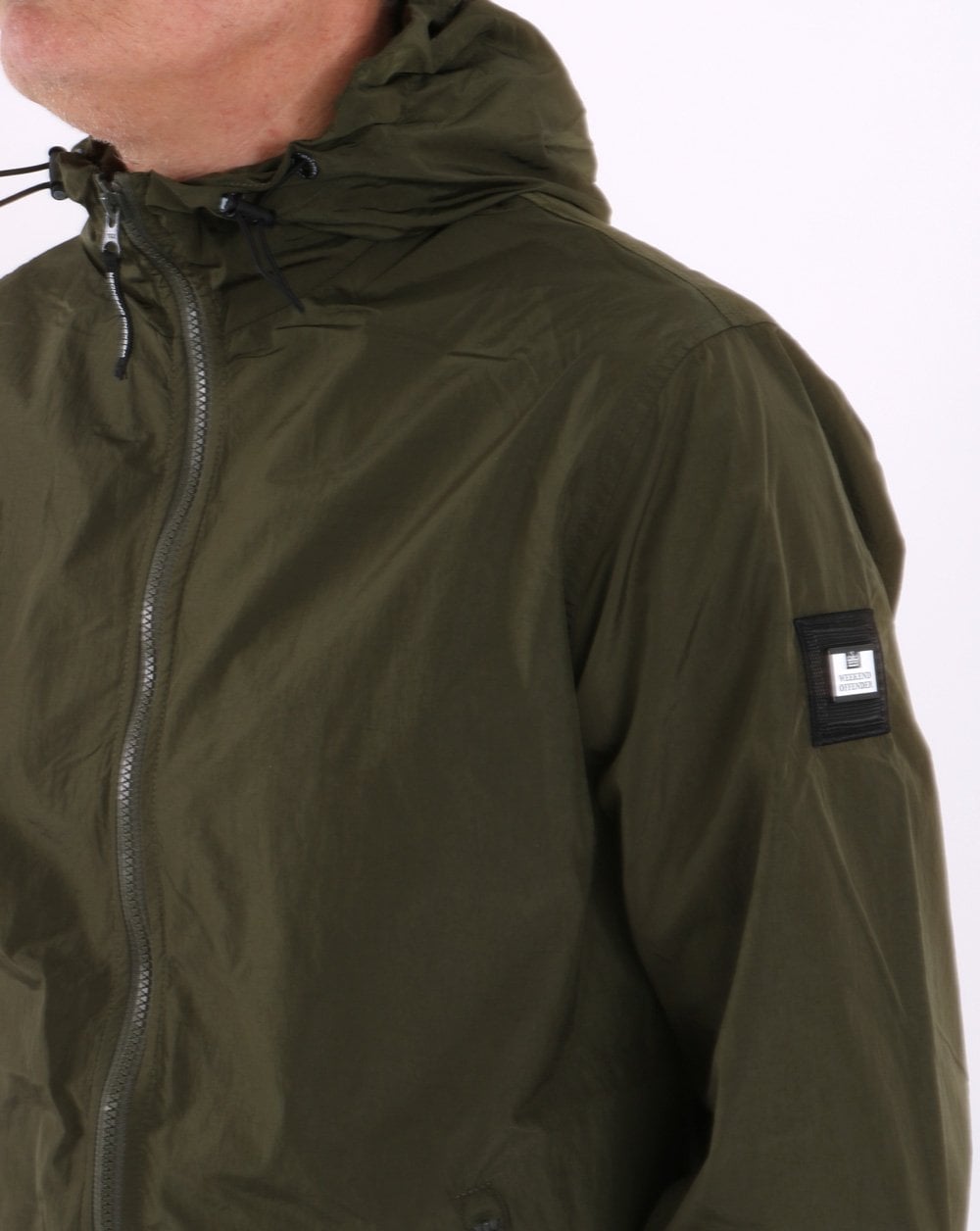 Weekend Offender Technikerjacke Dunkelgrün